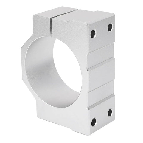 Rock Solid Top Shelf Aluminum Spindle Clamp And Motor Bracket For Cnc Machines 65Mm heavy duty precision holder, durable aluminum construction.