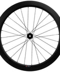 Dope Carbon Road Bike Disc Brake Wheelset With 55mm Clincher Tubeless Ready Rim 25mm Width UD Matte Finish 700C QR Front 9x100mm