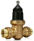 Three Quarter Inch NR3XL Pressure Reducing Valve With 400 Psi Max And Adjustable 15 To 75 Psi Factory Default 50 Psi Durable Cast Bronze Body Smart Water Saver That Slashes Waste And Cuts Your Water Bill, 3/4 in bronze valve