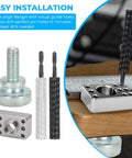 Guitar Tuner Drill Jig Made Of Stainless Steel For Pin Mount 6 In Line Machine Heads Easy Install Precise Hole Alignment