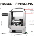 Wire Stripping Machine Manual And Drill Powered For 3 To 17mm Copper Cable With Alloy Blades High Speed Electric Tool Multi Channel Design dimensions
