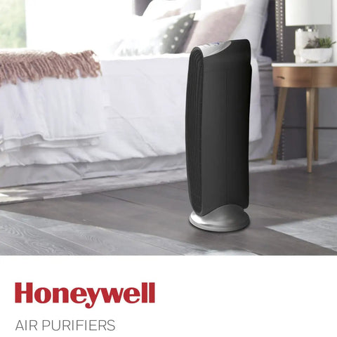 QuietClean Tower Air Purifier For Medium Rooms Up To 170 Sq Ft With Permanent Washable Filters in bedroom setting