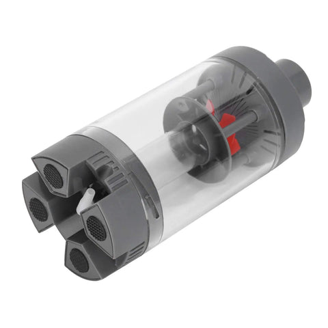 Ultra Quiet Aquarium Submersible Pump With Three Stage Filtration System for backyards, ponds, hydroponics; transparent cylindrical design