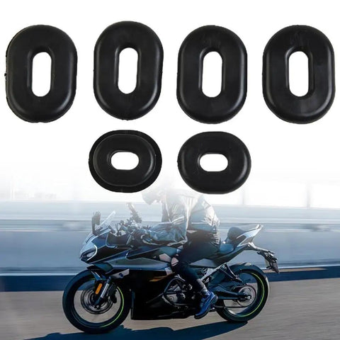Honda Rubber Side Cover Grommet Set For CB CL SL XL Series Motorcycles 1970s Reproduction Kit Includes Six Black Grommets Grease And Easy Installation For A Ride Ready Durable Side Cover Fit