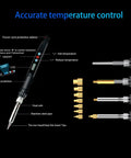 Diagram of 60W Digital Soldering Iron With Complete Heat Set Insert Kit 370 Threaded Inserts For 3D Printing M2 M2.5 M3 M4 M5 M6