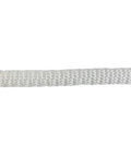 Close-up of Half Inch White Polyester Rope on a 250 Ft Spool, Solid Braid Dacron Multipurpose Utility Rope with Low Stretch