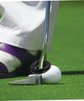 Weighted Golf Swing Ring For Beginners And Pros, practice gear near golf club and ball, stabilizing swing, boosting power