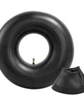 Butyl Inner Tubes 15x6.00-6 With TR-87 Bent Valve Stem for lawn mowers and more, showing full size and two folded tubes.