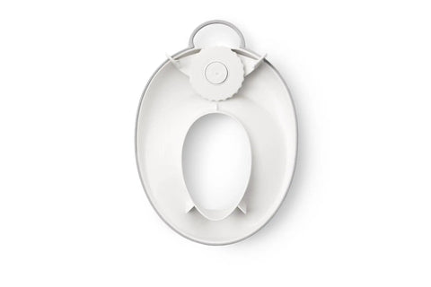 Hassle Free Potty Training Seat With Built In Splash Guard Adjustable Toilet Adapter Ergonomic Toddler Bath Chair White Gray Zero Drama Setup Quick Fit Design For Smooth Little Big Kid Progress