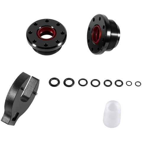 Beefed-Up Seal Kit With Pin Wrench For Steering Cylinder Compatible With HC5340 HC5341 HC5342 HC5343 HC5344 HC5345 HC5346 HC5347 HC5348 HC5358 HC5365 HC5375 HC5394 HC5445 HC6750 HC6751 HC6752 HC6753 HC6754 HC6755 Replacement Seals For Smooth Steering