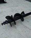 Black auger bit for Post Hole Digger Auger Drill Attachment For Mini Excavator 0.8 To 1.5 Ton, 200 To 300 mm Diameter