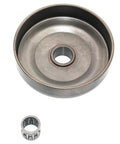 Top Notch Clutch Drum Bearing 3/8 Inch 6 Tooth Chainsaw Replacement Component with metal construction for durable yard work.