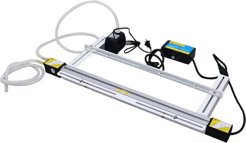 INTSUPERMAI Acrylic Plastic Bender 23.6 Inch Manual PVC Strip Heater with coolant system, designed for precise sign making.