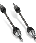 Top Shelf Front CV Axle Shaft Assembly Set Compatible With Subaru Forester Years 2014 To 2018, durable heat-treated steel construction.