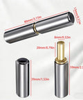 Heavy Duty Weld On Barrel Hinges Teardrop Design Built Tough For Swing Doors And Gates Moisture Resistant Rust Proof