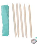 Watch Cleaning Putty With 5 Assist Sticks, Cleansing Clay and tools for cleaning wristwatches and watch components.
