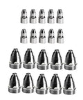 Premium Plasma Cutter Consumables Kit For P80 With Hafnium Electrodes And Copper Nozzles, 10 copper nozzles displayed.