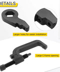 Beefy Direct Mount One To Three Inch Torsion Bar Keys Lift Kit Arrives Loaded With Drop Dead Easy Unloading Tool And Extended Shock Isolators For Clean Front Stance On Pickup Cabs And Suv Bodies, showing adjustable tool details with large holes for installation.
