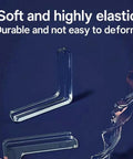 Top Shelf Clear PVC Corner Guards 8 Pack L Shaped Protective Bumpers for Tables and Doors Transparent sharp edge safety shields.