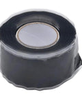 Self Fusing Silicone Repair Tape For Pipes And Hoses Waterproof Leak Seal Tape Insulating Grip And Stretch Resistant Car And Home Fixes Pro Grade 1 Inch Wide By 5 Feet Long Heavy Duty Repair Bandage, shown rolled.
