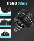 Strion Tail Cap Replacement Button End Click Switch for LED Flashlight Handheld Upgrade Durable Aluminum Tail End Cap Easy Install 1 Pack