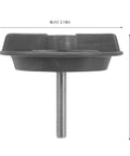 Side view of Spare Tire Mounting Screw And Hold Down Bolt Adapter For Kia Forte, Secure Wheel Stabilizer, 8cm x 7cm measurements