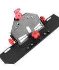 Heavy Duty Electric Tile Chamfering Jig For Creating Perfect 45 Degree Angles On Ceramic And Stone. Red screw mount design.