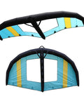 Inflatable Windsurf Wing 5m2 for Kitesurfing and Wing Foil, handheld, beginner-friendly, with window panel and durable polyester build