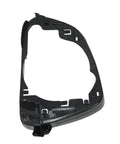 Right Side Rearview Mirror Housing Frame Trim Ring Plug And Play Cover For Tesla Model 3, black plastic, tight fit.