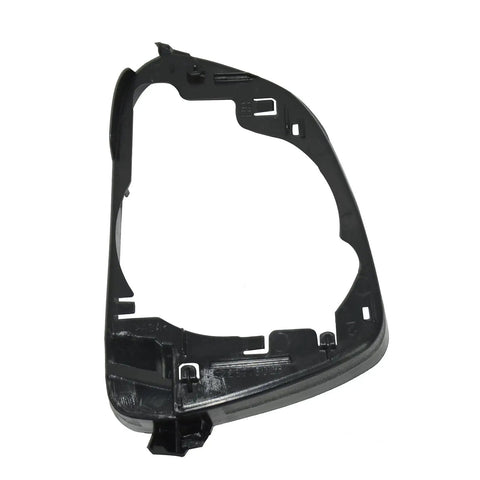 Right Side Rearview Mirror Housing Frame Trim Ring Plug And Play Cover For Tesla Model 3, black plastic, tight fit.