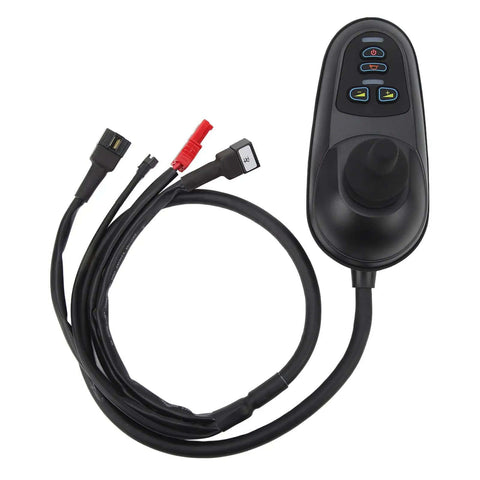 Electric Wheelchair Controller 24V DC With Brush Joystick And Brake Connector For Smooth Start And Precise Control Durable ABS Shell