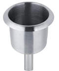 Stainless Steel Brass Dipper Well Faucet for Coffee Shop Sinks, top view of durable washing tool for quick rinse and sanitary use