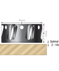 Diagram showing ER40 Dust Chip Extraction Nut dimensions with 80mm width and 40mm height, optimal gap 2-10mm for woodworking CNC tools.