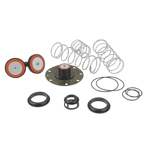 Pro Grade All In One Backflow Preventer Repair Kit For 975XL And 975XL2 With poppets, springs, and seats, parts displayed
