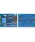 No Sweat Battery Charge Control Module With Crisp Digital Screen For Easy Six To Sixty Volt Charging And Discharging Ten Amp Setup Sweet For Solar Wind Cars And Ev Rides, top and bottom view of circuit board.