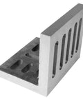 Slotted angle plate HHIP 3402-0203, 6 x 5 x 4-1/2 in, steel, two-piece open angle with vertical slots