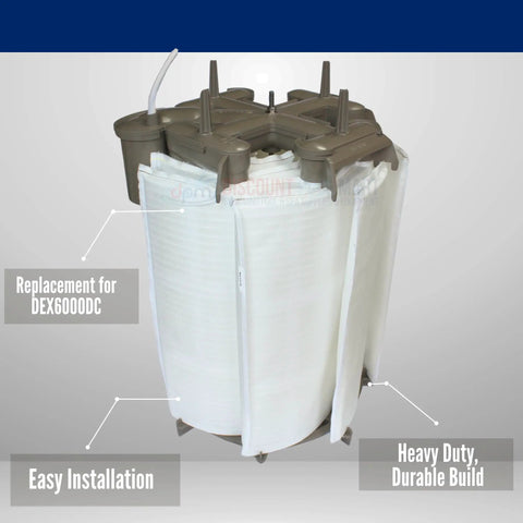 DEX6000DC Cluster Assembly For 60 Sq Ft Pro Grid DE Pool Filter Replacement Element Kit, easy install, durable, clear water
