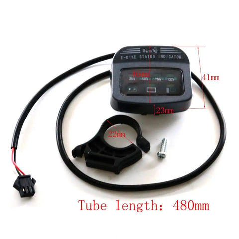 E-bike status indicator with bracket and cable for 72V 1500W Brushless DC Motor Kit With Differential Axle And Controller For DIY EVs