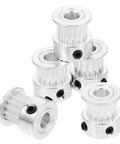 Get Your 3d Printer Pulley Kit With Bearings For Smooth Operation And Stable Transmission! aluminum GT2 6mm timing pulleys, 14mm height