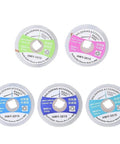 Pro Grade Desoldering Wick Set 5 pcs, different widths, copper solder removal wire for electronics repair and PCB projects.