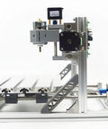 Side view of 3 Axis Desktop CNC Router Kit 3018 With GRBL Control For Wood, Plastic, PCB And Engraving, DIY setup with spindle