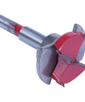 Hinge boring drill bit, 35mm carbide with red coating and metal shank