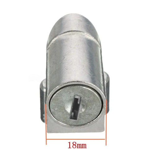 Lightweight Anti Theft Battery Box Lock For Electric Bikes And Scooters Portable Key Lock Cylinder With 2 Keys Secure