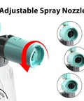 Adjustable spray nozzle of Compact Pressure Washer Gun With Foam Cannon For Cars, High Pressure Snow Foam Lance, close-up view