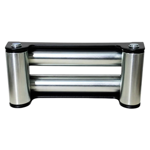 10 Inch 4 Way Roller Fairlead Heavy Duty Winch Cable Guide For Wire Rope 8000 To 17500 Lb Winches Rugged Tough As Nails Universal Fit For ATV UTV SUV Truck F150 And More Today, stainless steel rollers