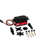 Top Tier Digital Servo Motor With Hella Solid Metal Gears Delivering Serious 12kg Torque For Buttery Smooth 270 Degree Steering On RC Cars And Epic Robotics Projects with accessories