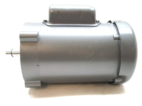 Side view of Single Unit General Purpose Single-Phase 1/3 HP AC Motor, 56C Frame TEFC Enclosure, 1,725 RPM at 60Hz