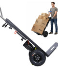 Heavy Duty Electric Stair Climbing Cart With 1500W Motor Handles Up To 880lbs for moving boxes up stairs.