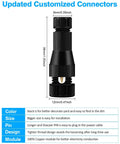 Diagram of Fastlock Outdoor Low Voltage Landscape Light Connectors 16 Pack For Easy No Sweat Quick Install Of Wire Clips featuring dimensions.