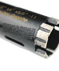 Mostartools 1-1/4 in dry diamond core drill bit, 5/8-11 thread; granite/quartz, close-up cutting head